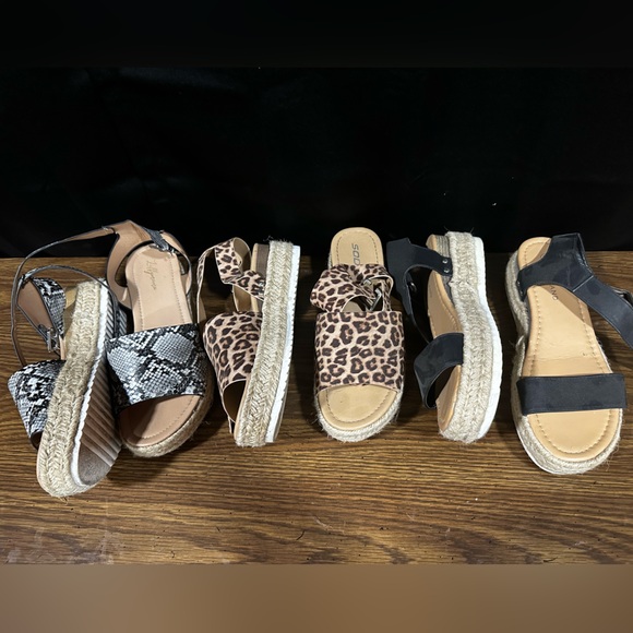 Amazon Women's Espadrilles - Snakeskin, Leopard, Black - Picture 5 of 5
